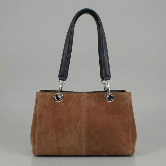 The Mayfair Shoulder (Tan Suede)